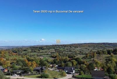Teren intravilan 3500 mp Zona turistica Cacica Bucovina! - 3