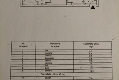 Apartament cu 3 camere semidecomandat, mobilat în Alexandru cel Bun - 1