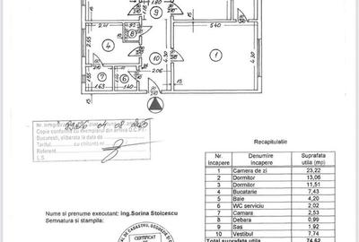 Apartament 3 camere de vânzare – Bulevardul Mircea Vodă - 18
