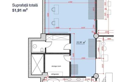 Spațiu comercial, de 72 mp, în Central
