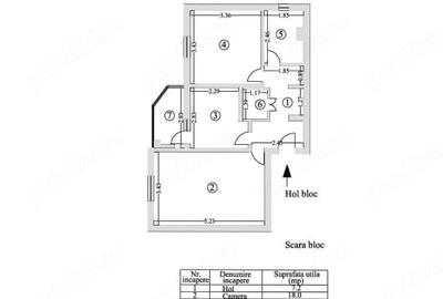 Apartament cu 2 camere decomandat în Gara - 3