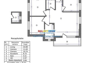 Apartament cu 3 camere semidecomandat în Militari - 5