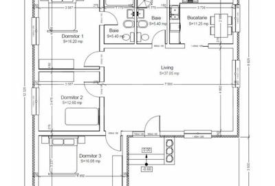 Casă cu 4 camere cu Canalizare în Hărman