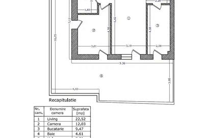 Apartament cu 2 camere în Fizicienilor - 1