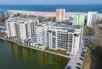 Penthouse de vanzare in Mamaia vedere frontala lac si marea Neagra - 14