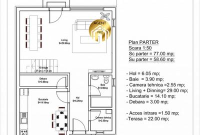 Casă individuală cu 4 camere cu Teren 268 Mp în Odăi - 8