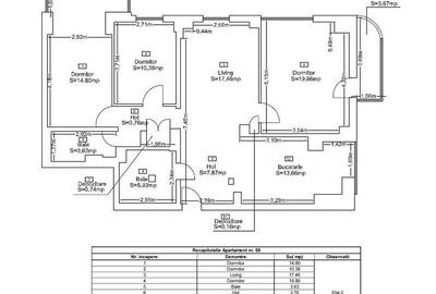 Exclusiv! Apartament 4 camere, 102 mp, etaj 3, Nicolae Titulescu - 27