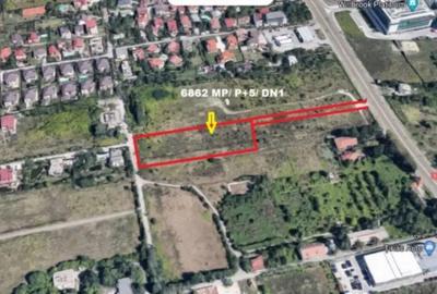 Teren de 6862 mp, în Sisești