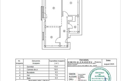 Apartament cu 2 camere decomandat în Popești-Leordeni - 2