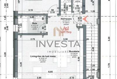 Apartament in vila! 4 camere,  97.75 mp+24 mp terasa! - 12