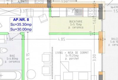 Apartament de vanzare bloc nou, 47 mp, zona zavoaie ter - 1