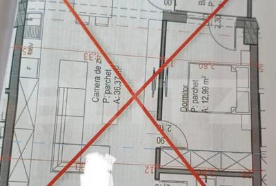 Apartament 2 camere, semifinisat, etaj intermediar, CF, Sopo - 1