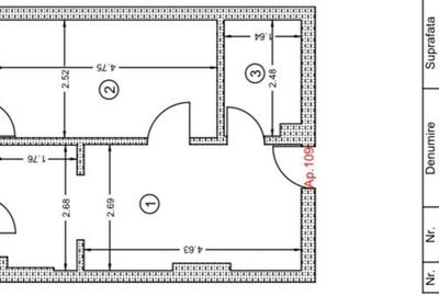 Apartament cu 2 camere decomandat în Nord-Vest