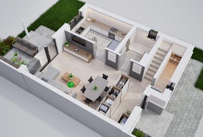 Vilă duplex – combinația perfectă între stil și funcționalitate - 26