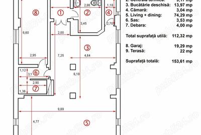 Casă individuală cu 8 camere cu Canalizare în Nordului - 6