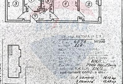 Apartament cu 3 camere semidecomandat în Central