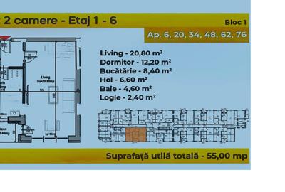 Bloc nou Berceni - 2 camere in Rate la Dezvoltator pe 3 ani - 2