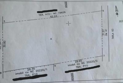 Teren de 1840 mp, în Central