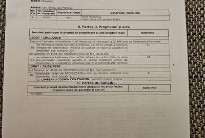Teren de 633 mp, în Central - 1