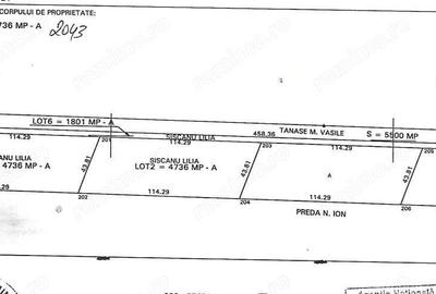 Vanzare 2500 mp, sau 5000 mp, sau 7500 mp teren in Butimanu cu 2,5 Euro mp in apropierea Bucuresti - 3