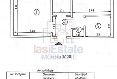 Apartament cu 2 camere decomandat, mobilat în Nicolina - 1