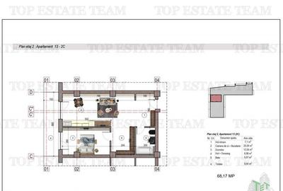 Apartament 2 camere bloc nou metrou 1 Decembrie 1918 - 1