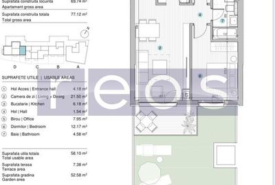 VANZARE 3 CAMERE STRAULESTI | 70 MP | CURTE PROPRIE 53MP | COMPLEX NOU - 17