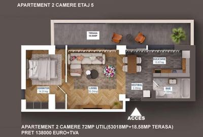 Apartament 2 camere | 0 Comision | Sisesti | Metrou | Bloc nou | Premium - 3