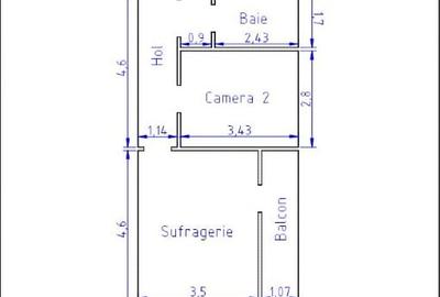 Apartament 3 camere semidecomandat, în Gheorgheni, aleea Rășinari - 2