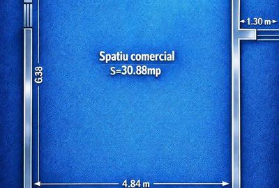 Spațiu comercial, de 31 mp, în Lazu - 4