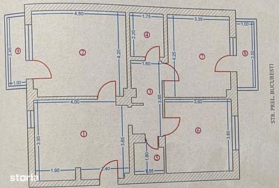Apartament cu 3 camere în Mircea-Vodă - 9