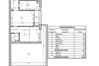 Apartament cu 3 camere decomandat în Rahova - 4