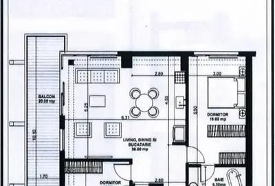 Apartament cu 3 camere decomandat în Aviației - 14