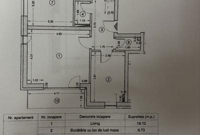 Apartament cu 3 camere decomandat în Central - 4