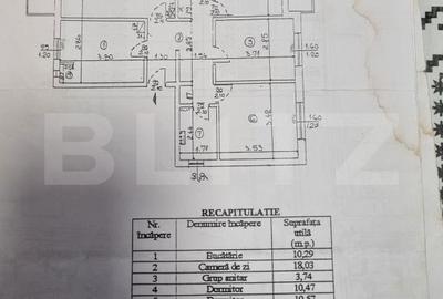 Apartament cu 4 camere decomandat în Ciurea
