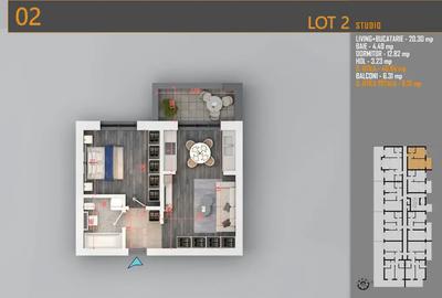 Apartament cu 2 camere decomandat în Theodor Pallady - 3