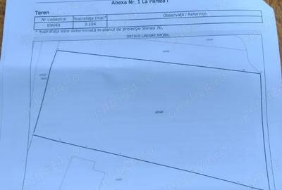 Teren de 3100 mp, în Boz - 2