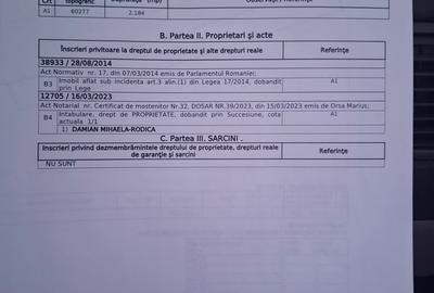 Teren de 2184 mp, în Mintia - 4