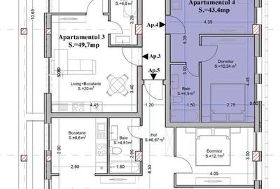 Apartament cu 2 camere în Fălticeni - 1