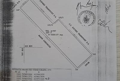 Teren 4280m  intravilan str. Babadag nr.181  iesire  DN22 TULCEA