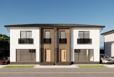 Duplex modern in zona premium - 3 dormitoare, teren generos, toate utilitatile