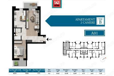 Apartament cu 2 camere semidecomandat în Militari - 6