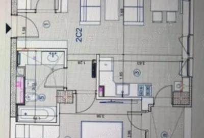 Apartament cu 2 camere semidecomandat în Torontalului