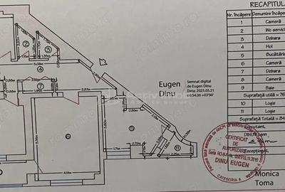 Apartament cu 3 camere decomandat în Calea Călărașilor