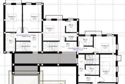 Apartament modern cu scara interioara,3 camere si garaj in zona Cetate, 98mp - 2