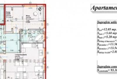 Apartament 3 camere, 78 mp utili- langa Parcul Municipal - 8
