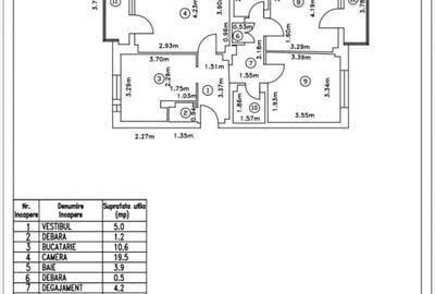 APARTAMENT 3 CAMERE-PETRE ISPIRESCU-SEBASTIAN-2 BAI-2 BALCOANE - 8