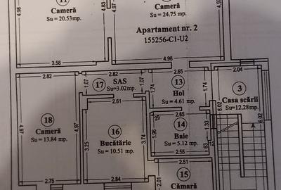 Apartament 3 camere la casă - parter sau etaj 1. - 2