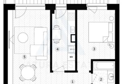 Apartament cu 2 camere decomandat în Țiglari - 10