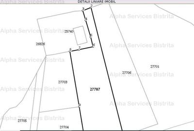 Teren de 1000 mp, în Colibița